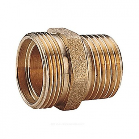Ниппель латунь переходной Ду 20х16 (3/4") НР R180R Giacomini R180RY020