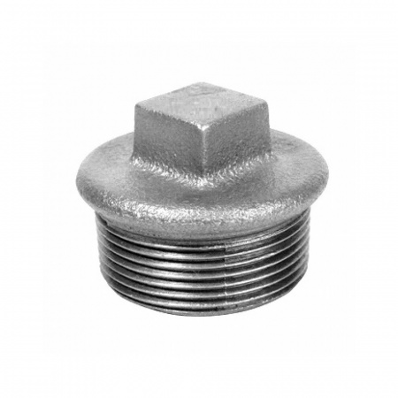 Заглушка чугун оц Ду 40 (1 1/2") НР Fittex PLUS