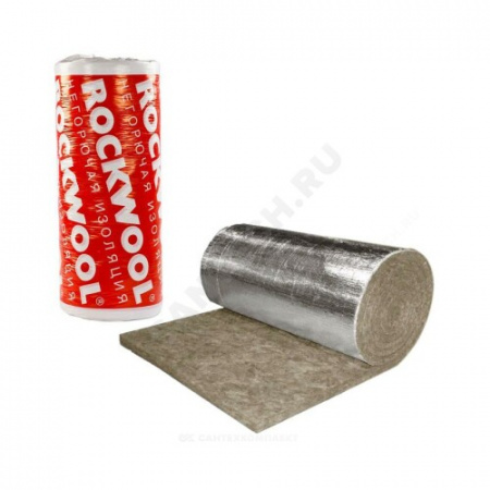 Рулон минеральная вата TEX MAT кашированный фольгой 70х1000-4,5 ROCKWOOL 39436