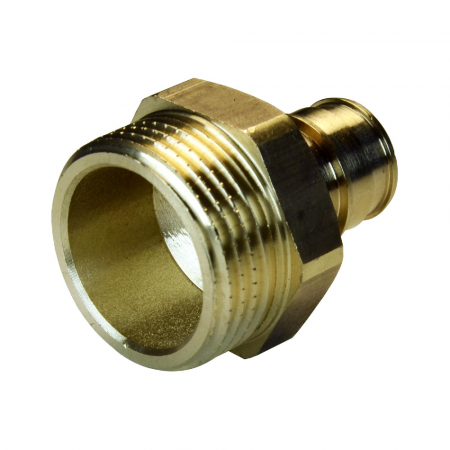 Муфта для PE-X латунь Дн 40х1 1/2" НР РОС GX107ACY077