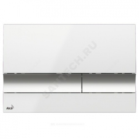 Кнопка для инсталляции белая Alca Plast M1720