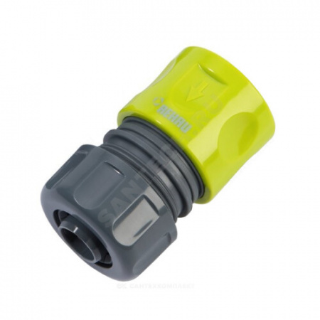 Соединитель пластик для шланга Дн 19 (3/4") (в блистере) Rehau 12165251300
