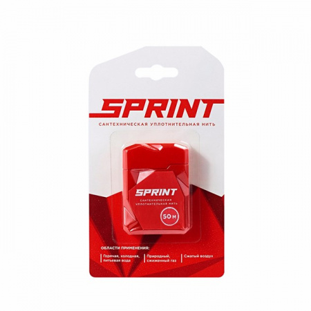 Нить уплотнительная в контейнере-распределителе 50м (в блистере) SPRINT 04062