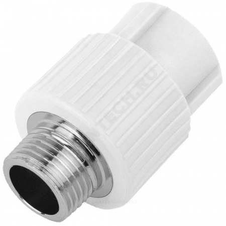 Муфта PP-R комбинированная белая НР Дн 25х3/4" VALFEX 10130025