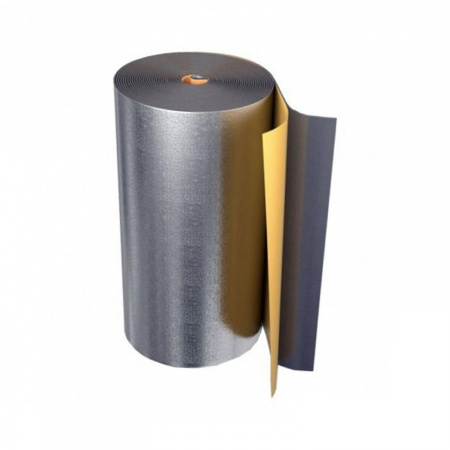 Рулон вспененный полиэтилен BLACK STAR DUCT AL 10/1,0-10 Тмакс=95°C самоклеящийся с покрытием алюминиевая фольга чёрный Energoflex EFXR10110BSDUCAL