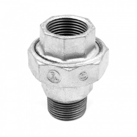 Соединитель прямой американка чугун оц Ду 40 (1 1/2") ВР/НР Fittex PLUS