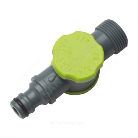 Регулятор расхода для шланга 3/4" НР (в блистере) Rehau 12165951300