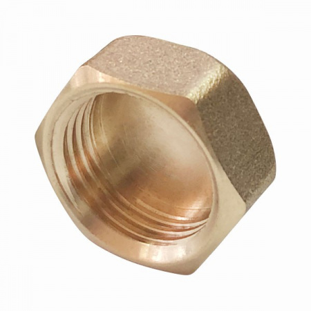 Заглушка латунь Ду 15 (1/2") ВР VALFEX VF.590.L.012
