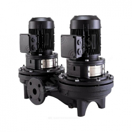 Насос ин-лайн с сухим ротором TPD 32-120/4 A-F-A-BQQE PN 16 сдвоенный 3х220-240/380-415В/50 Гц Grundfos 96086759