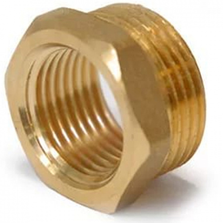 Футорка латунь Ду 15х10 (1/2"х3/8") НР/ВР R93 Giacomini R93Y006