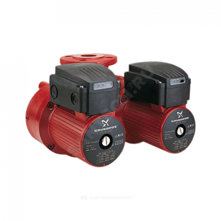 Насос циркуляционный с мокрым ротором UPSD 65-120 F PN6/10 сдвоенный 3х400-415В/50 Гц с релейным модулем Grundfos 96402284
