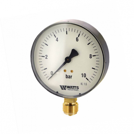 Манометр F+R250 радиальный Дк100мм 0-6 бар G1/2" Watts 10008077