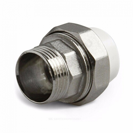 Муфта PP-R комбинированная разъемная серая НР Дн 32х1/2" VALFEX 10156215Г