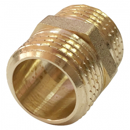 Ниппель латунь Ду 15 (1/2") НР VALFEX VF.582.L.012