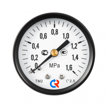Манометр ТМ-310Т.00 осевой Дк63мм 0-1,6 МПа G1/4" Росма 000000011023