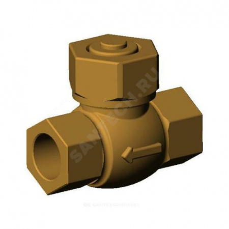 Клапан обратный бронза подъемный CS2142 Ду 25 Ру25 ВР G3/4" Tecofi CS2142-0025