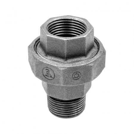 Соединитель прямой американка чугун Ду 32 (1 1/4") ВР/НР Fittex PLUS
