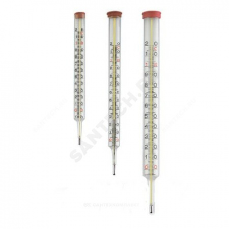 Термометр жидкостной L=200мм 120С F+R804 162/38 Watts 10006405
