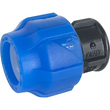 Заглушка компрессионная ПЭ Дн 25 Ру16 VALFEX 121001123025