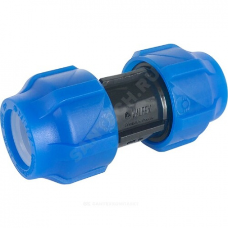 Муфта компрессионная ПЭ Дн 25 Ру16 VALFEX 121001121025