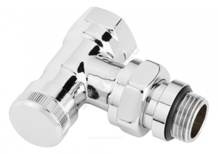 Клапан запорный для радиатора RLV-CX Ду 15 Ру10 ВР угловой Danfoss 003L0273