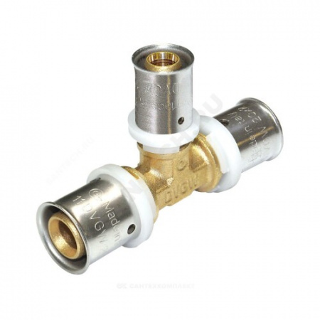 Тройник МП латунь пресс Дн 32 UNI-FITT 10530G323200