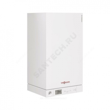 Котел настенный газовый 24 кВт одноконтурный Vitopend100-W A1HB U-RLU +бойлер Vitocell 100-W CUGA 150л+термометр Viessmann A1HB008