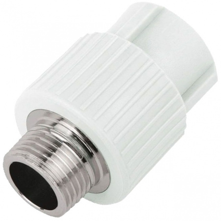 Муфта PP-R комбинированная белая НР Дн 25х1/2" RTP (РосТурПласт) 10664