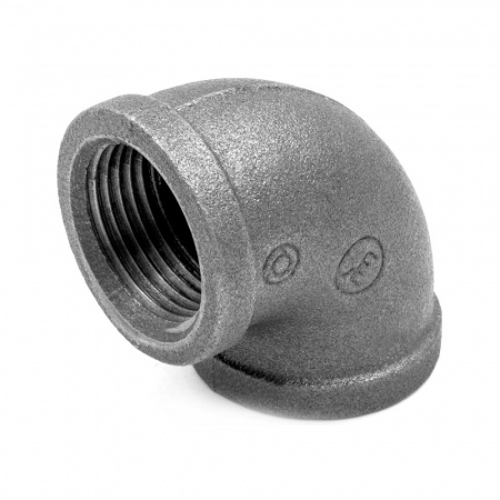 Угольник проходной чугун Ду 40 (1 1/2") ВР/ВР Fittex PLUS