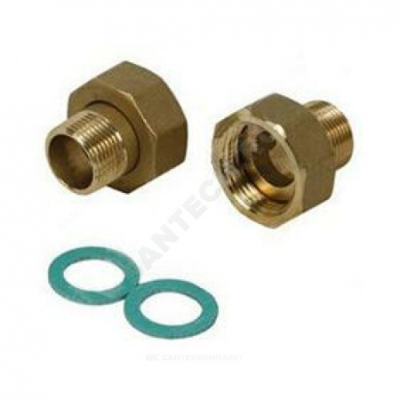 Комплект фитингов латунь Ду 25 Ру10 НР Danfoss 003H6904