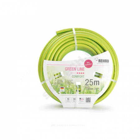 Шланг поливочный Дн 19 (3/4") бухта 50м GREEN LINE Rehau 10091041600