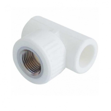 Тройник PP-R комбинированный белый ВР Дн 25х3/4" VALFEX 10127025