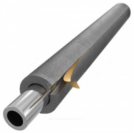 Трубка вспененный полиэтилен SUPER SK 35/9 L=2м Тмакс=95°C самоклеящаяся серый Energoflex EFXT035092SUSK