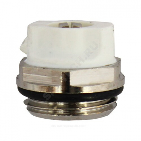 Кран Маевского латунь R90 Ду 8 Ру16 G1/4" НР под отвертку Giacomini R90X001