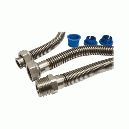 Подводка гибкая для газа нерж.сталь сильфон 3/4" г-г L=0,6 м Tuboflex