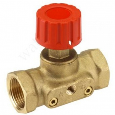 Клапан запорный ручной латунь CDT Ду 15 Ру16 ВР Kvs=1.6м3/ч б/ниппелей Danfoss 003Z7691