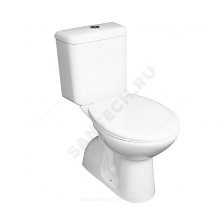 Унитаз-компакт Zeta белый нижний подвод верт/выпуск 2/реж без сиденья Jika 8.2539.7.000.242.1