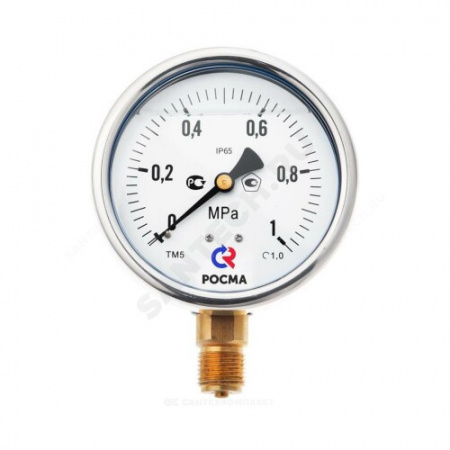 Манометр ТМ-320Р.00 радиальный Дк63мм 0-0,4 МПа G1/4" Росма 00000006724