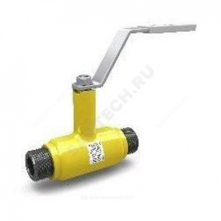 Кран шаровой сталь газ КШ.Ц.Ц.GAS Ду 32 Ру40 НР LD КШ.Ц.Ц.GAS.032.040.Н/П.02