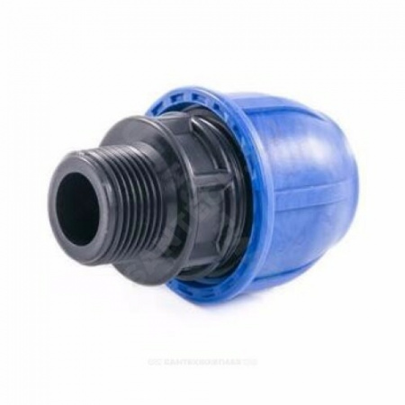 Муфта компрессионная ПЭ НР Дн 50х1" Ру16 RTP (РосТурПласт) 14909