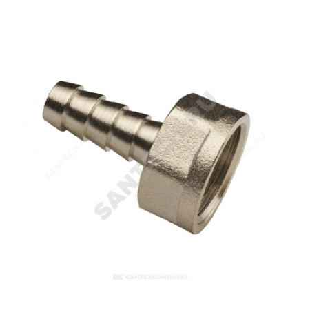 Переходник латунь неразъемный для шланга Дн 25х1" ВР AQUALINK 04556