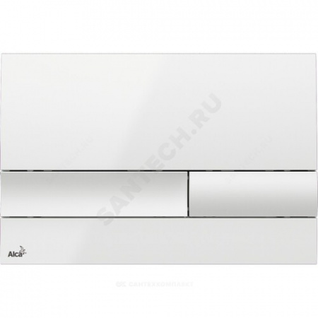 Кнопка для инсталляции белая Alca Plast M1730