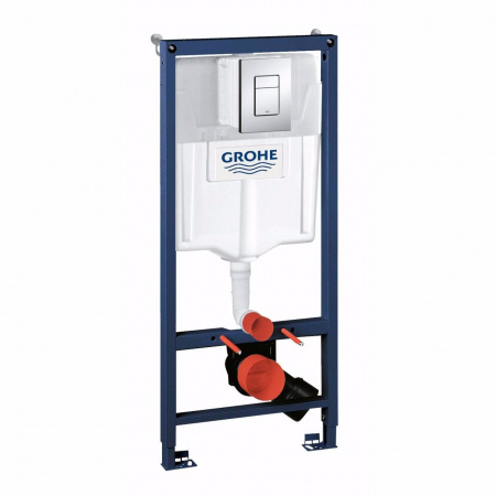 Инсталляция для подвесного унитаза Rapid SL с кнопкой смыва Skate Cosmopolitan Grohe 38772001