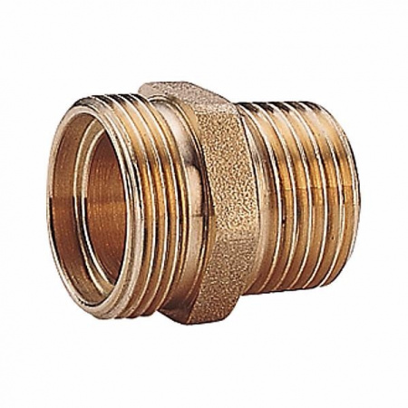 Ниппель латунь переходной Ду 20х15 (3/4"х1/2") под евроконус НР R180R Giacomini R180RY017