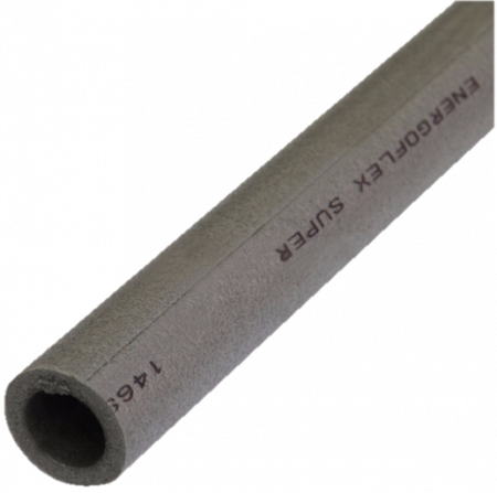Трубка вспененный полиэтилен SUPER 160/20 L=2м Тмакс=95°C серый Energoflex EFXT160202SU
