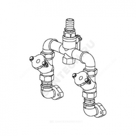 Узел напорный MDG 1 1/2 в сборе Grundfos 98085358