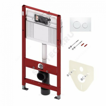 Инсталляция для подвесного унитаза TECEbase с кнопкой смыва TECEloop TECE K400600