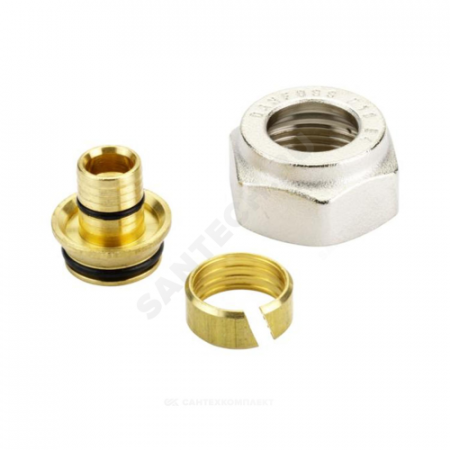 Фитинг присоединительный для PE-X труб Дн 16х1,5х3/4" ВР Danfoss 013G4157