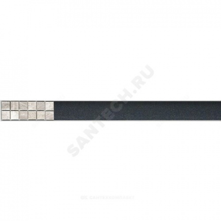 Решетка для душевого лотка нержавеющая сталь 750х55 под плитку Alca Plast TILE-750