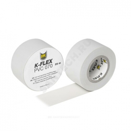 Лента ПВХ PVC AT 070 38мм х 25м серый K-flex 850CG020008